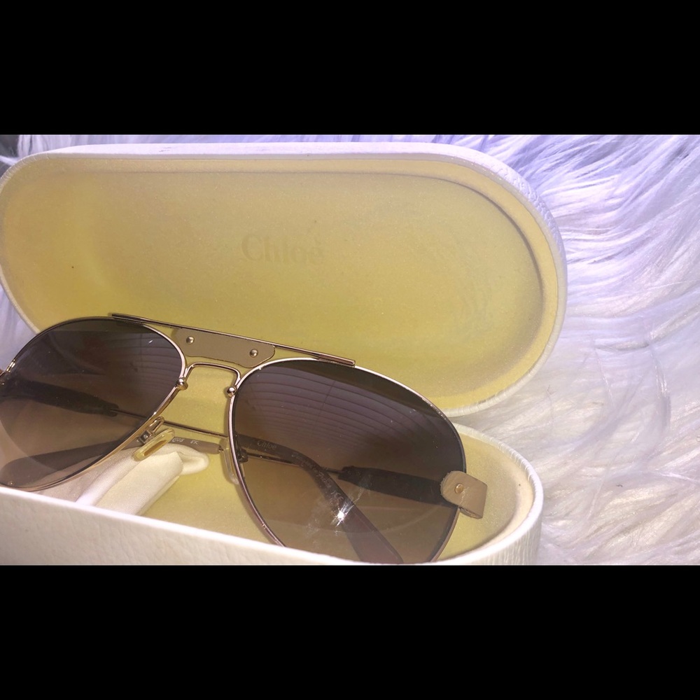 Chloe Sunglasses CL 2104 Gold/Tan